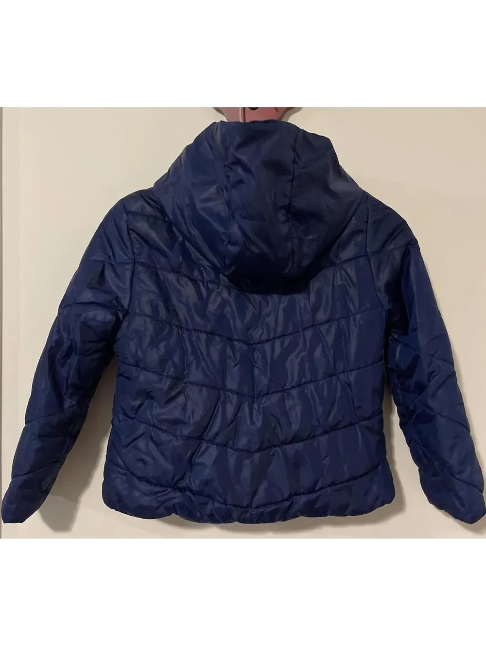 Tommy Hilfiger Girls, Size 6x, Blue, Full-Zip, Hooded, Puffer Style, Coat! M1195